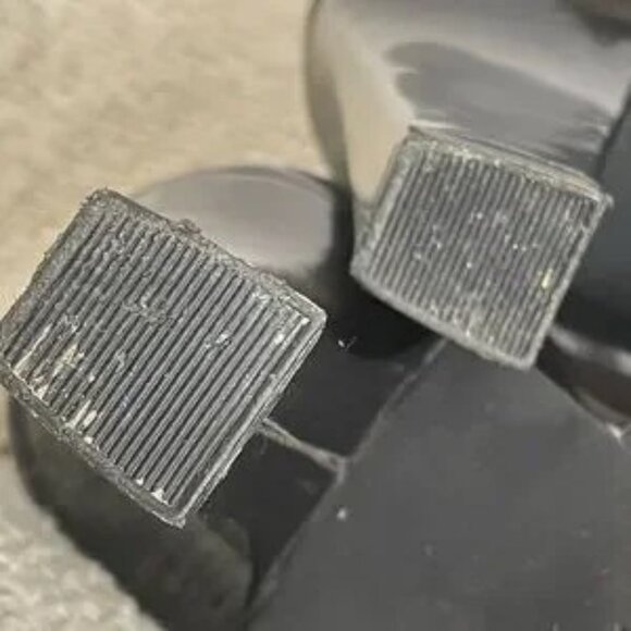 FRANCO SARTO WOMEN'S SHINY BLACK LEATHER MARY JANE HIGH HEELS SIZE 6 - Picture 5 of 12